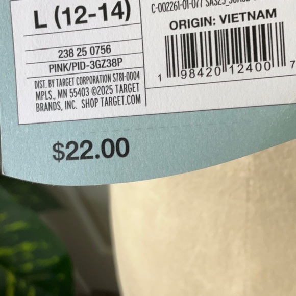 Shade & Shore - Elegant Pink Shimmery Bikini Top Size L (12-14) - Picture 7 of 10